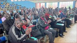 Examiners at a past training organised by KNEC.